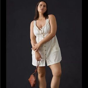 NWT Pilcro button down mini dress 3X